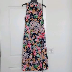 Donna Rico Floral Sleeveless Midi Dress
